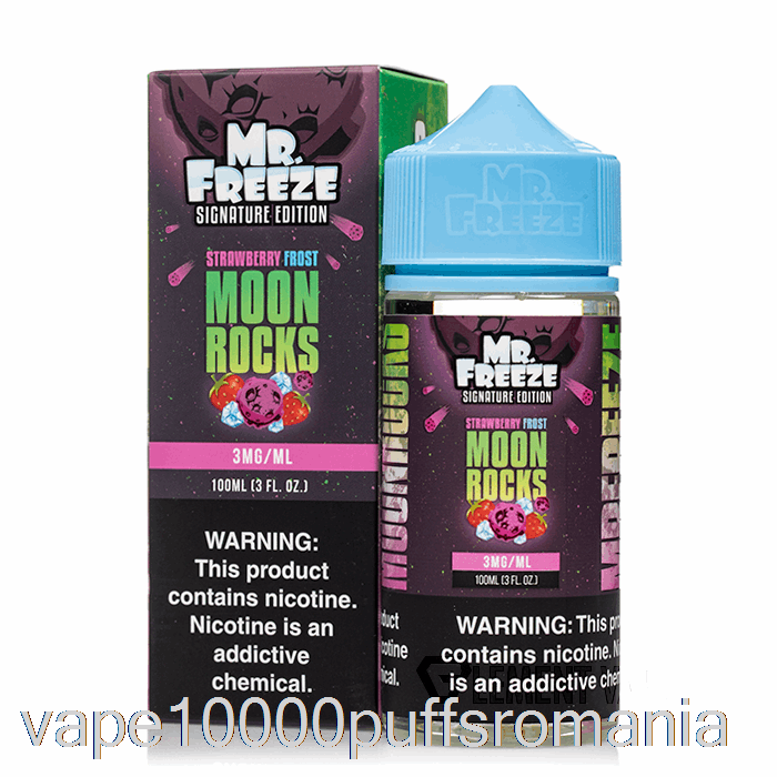 Vape Romania Moonrocks - Inghet De Capsuni - Mr Freeze - 100ml 3mg
